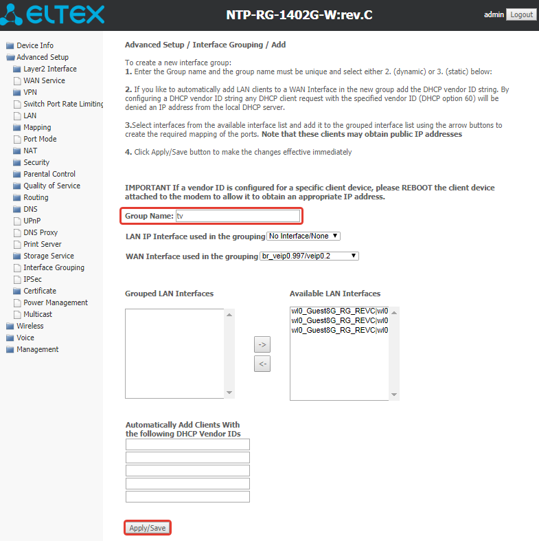 Eltex ntp rg 1402g w пароль администратора - все о windows 10