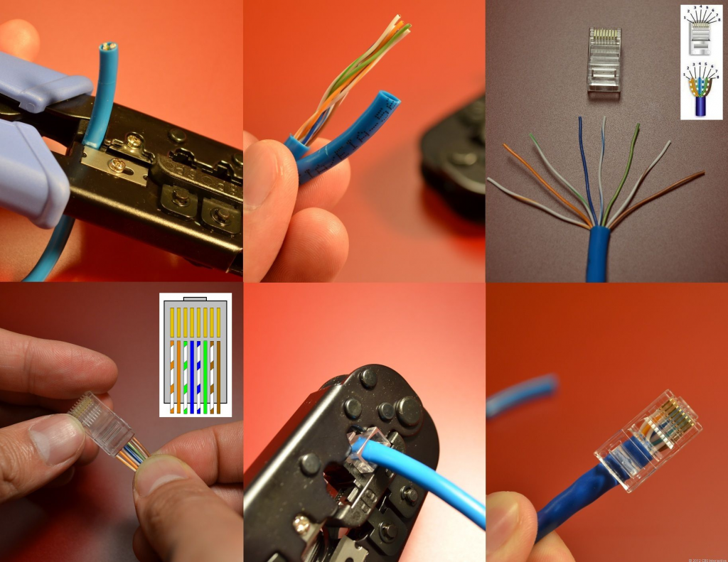 Как обжать кабель для интернета своими руками