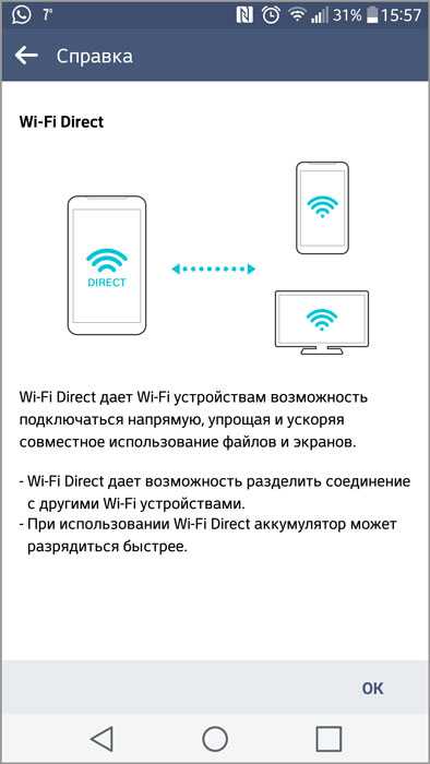 Подключение телефона к телевизору через wifi direct