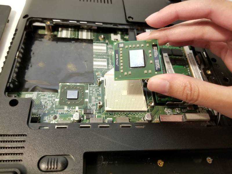 Можно ли поменять процессор на ноутбуке и как это сделать, как выглядит процессор в ноутбуке