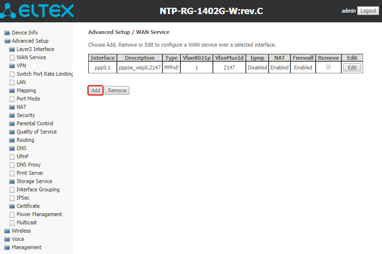 Обзор и настройка роутера eltex ntp-rg-1402g-w: интернет, wi-fi, iptv, режим моста и точки доступа